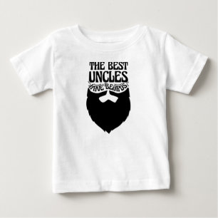 Camiseta Os melhores tios têm barbas, um presente de tio e