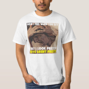 Camiseta Os meninos não são bonito!