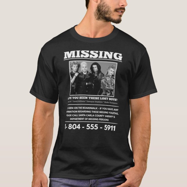 Camiseta Os Meninos Perdidos Ausentes86png86 (Frente)