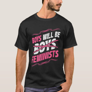 Camiseta Os Meninos Serão Direitos Feministas Feminismo Soc