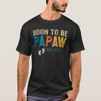 Camiseta Os Meninos Vintage Em Breve Para Serem Papaw Est.