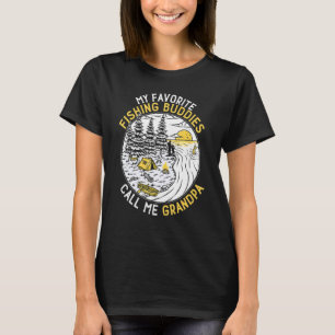 Camiseta Os Meus Amigos de Pesca Favoritos Me Chamam de Pap