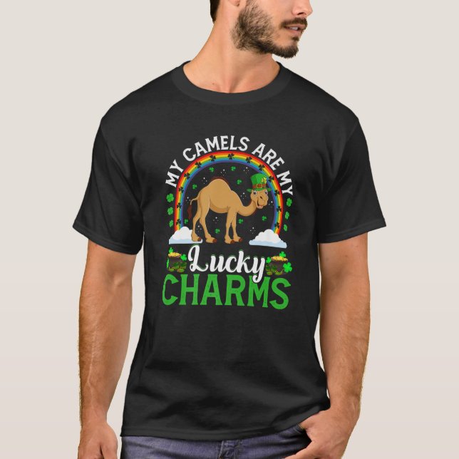 Camiseta Os Meus Camelos São A Minha Sortuda Rua De Camelo  (Frente)
