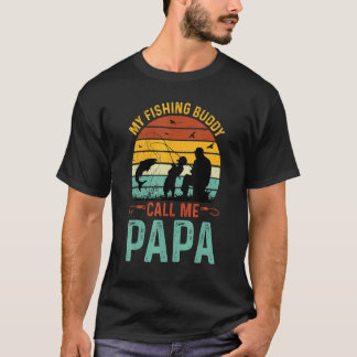 Camiseta Os Meus Colegas de Pesca Me Chamam Papai Dia dos P