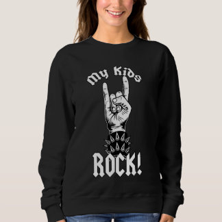 Camiseta Os Meus Filhos Rock! Engraçado humor familiar