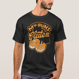 Camiseta Os meus pães não têm glúten Gluten Brown Bread Loa