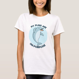 Camiseta Os Meus Peitos Estão No Porpoise Engraçado