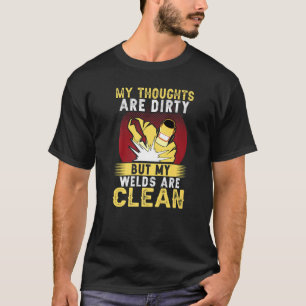 Camiseta Os Meus Pensamentos São Sujos, Mas Os Meus Solos S