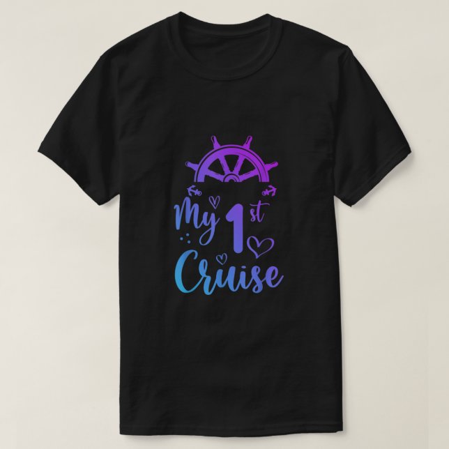 Camiseta Os Meus Primeiros Cruzeiros, Mulheres, Meninas e M (Frente do Design)