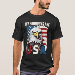 Camiseta Os Meus Pronuncios São A Águia Patriótica Patrióti