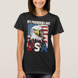 Camiseta Os Meus Pronuncios São A Águia Patriótica Patrióti