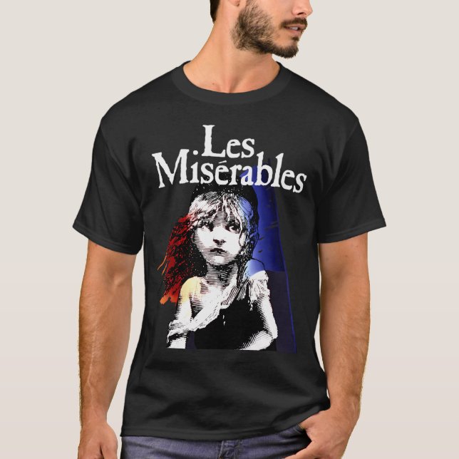 Camiseta Os Miseráveis Design Algodão Macio (Frente)