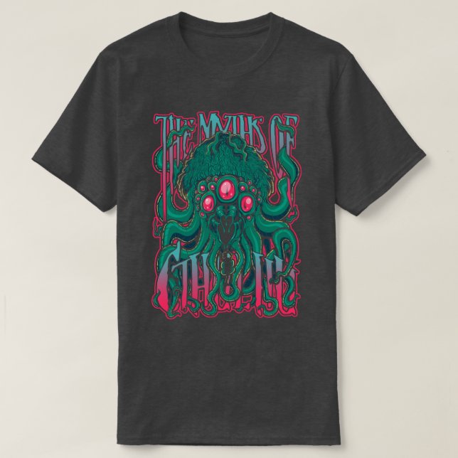 Camiseta Os Mitos de Cthulhu (Frente do Design)