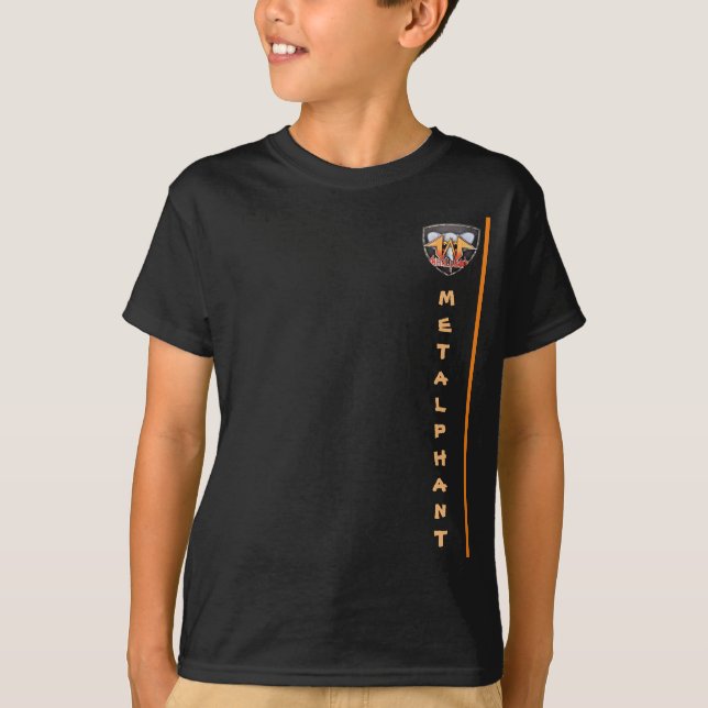 Camiseta Os miúdos 2 do emblema de Metalphant tomaram (Frente)