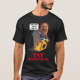 Camiseta Os miúdos dos divertimentos de TNT vão os loucos