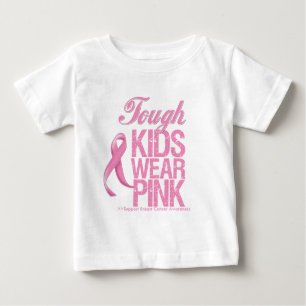 Camiseta Os miúdos resistentes vestem o cancro da mama