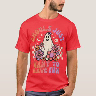 Camiseta os miúdos só querem divertir-se, Dia de as Bruxas 