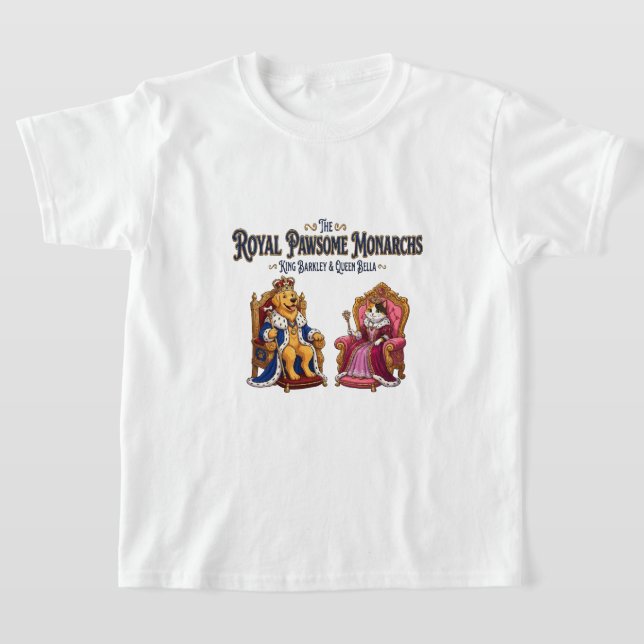 Camiseta Os Monarcas Reais Pawsome (Postura )