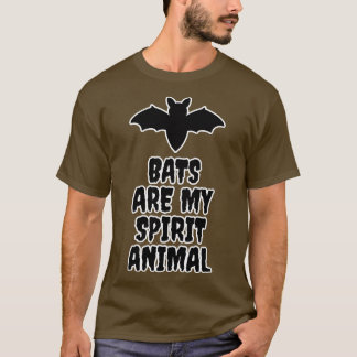 Camiseta Os Morcegos São O Meu Animal Espirituoso