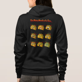Camiseta Os Muitos Humores de um Capuz de Adulto com Zíper