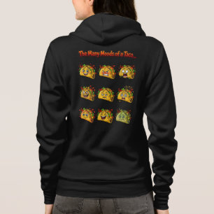 Camiseta Os Muitos Humores de um Capuz de Adulto com Zíper 