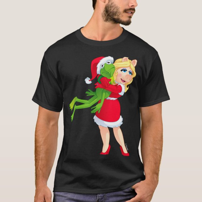 Camiseta Os Muppets Kermit Perde o Natal  (Frente)