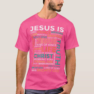 Camiseta Os Nomes De Jesus É Cristão