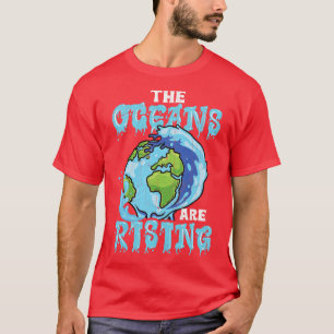 Camiseta Os Oceanos São Ambientais do Dia da Terra Ascensão