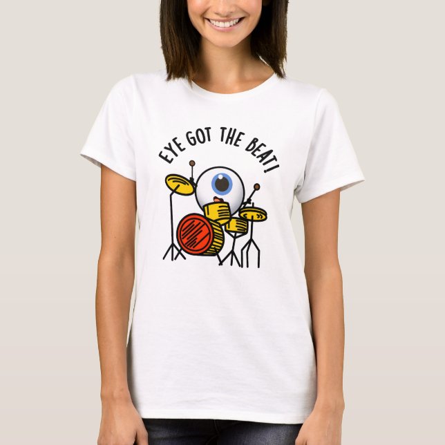 Camiseta Os Olhos Ficaram Engraçados. (Frente)