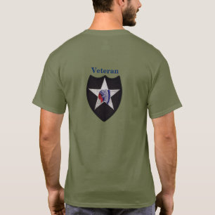 Camiseta os òs veteranos da identificação da divisão de
