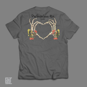 Camiseta Os Ossos Secos Vêm Vivos Ezekiel Inspiração Cristã