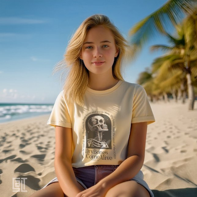 Camiseta Os Ossos Secos Vêm Vivos Ezekiel NOTW Christian In (Criador carregado)