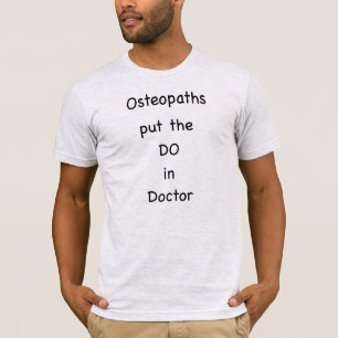Camiseta Os osteopata pôr fazem no doutor Homens Preto