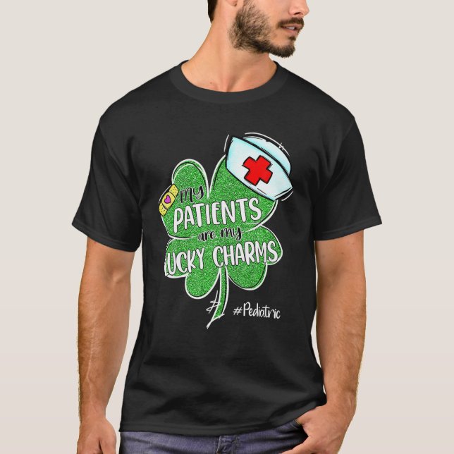 Camiseta Os Pacientes São A Minha Sorte, Rua De Enfermeira  (Frente)