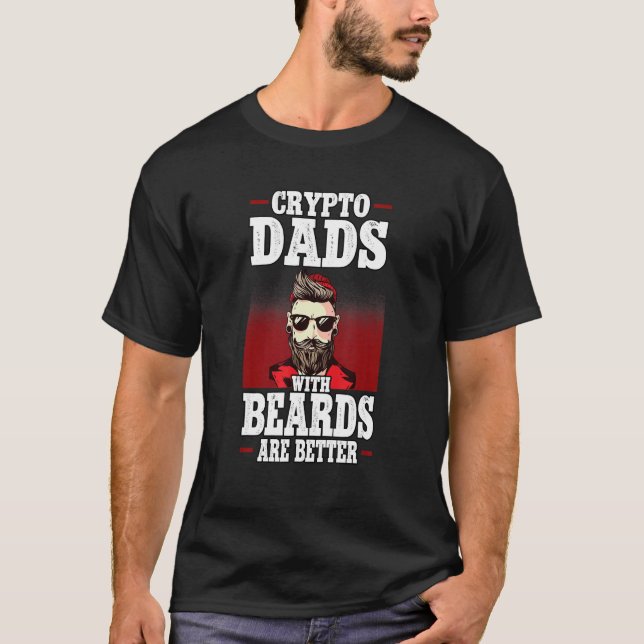 Camiseta Os Pais Cripto Com Barras São Mais Fáceis De Trade (Frente)