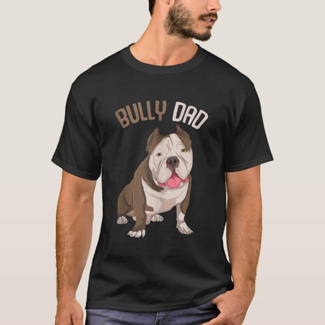 Camiseta Os Pais de Cães Pais Americanos estão em primeiro  (Frente)