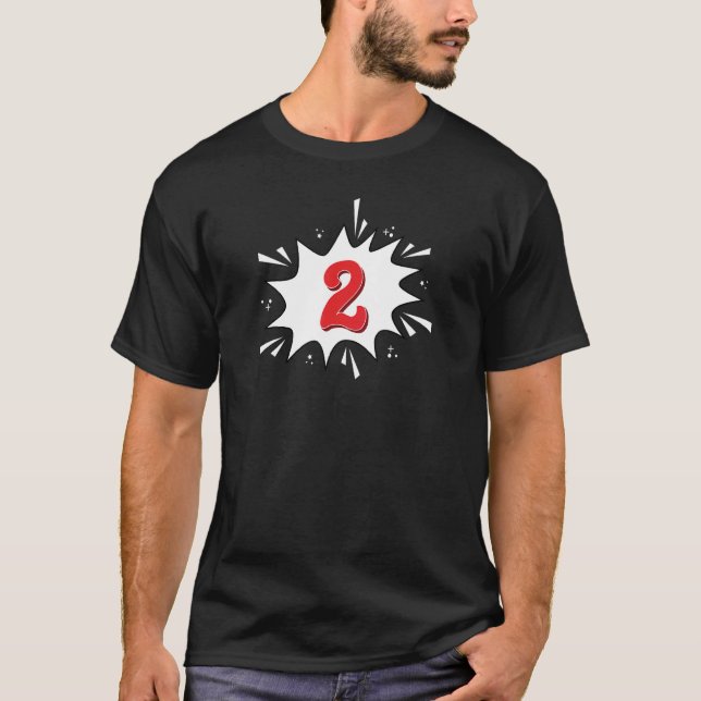 Camiseta Os Pais Número 2 São Mãe E Pai (Frente)