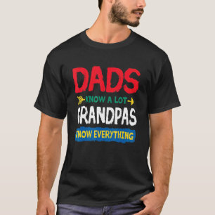 Camiseta Os Pais Sabem Muito Que Os Avós Sabem Tudo Que É G