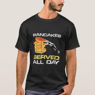 Camiseta Os Pancakes Serviram O Dia Todo De Lineman Futebol