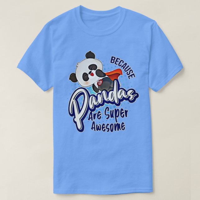 Camiseta Os Pandas São Super Incríveis (Frente do Design)
