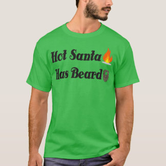 Camiseta Os Papais noeis quentes têm barba
