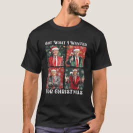 Camiseta Os Papais noeis Trump Xmas 2024 Conseguiram O Que 