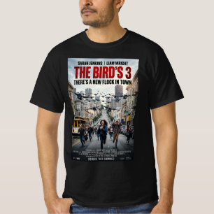 Camiseta Os Pássaros 3 - Cartaz de filme