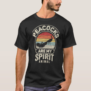 Camiseta Os Peacocas De Retrô Vintage São O Meu Espírito De
