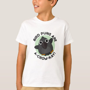 Camiseta Os Peixes De Pássaros São Um Crow-Kay Engraçado