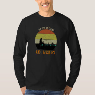 Camiseta Os Peixes Estão A Chamar E Eu Tenho De Ir Pescar P