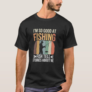 Camiseta Os Peixes Falam Sobre Mim u2013 Roupas de Pesca Di