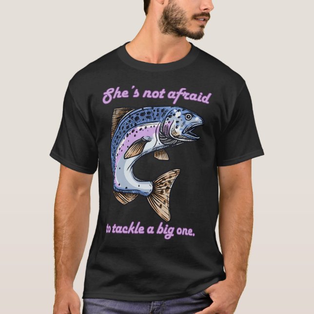 Camiseta Os peixes me temem (Frente)