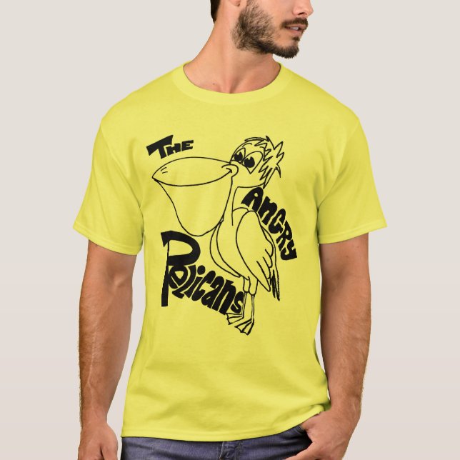 Camiseta Os pelicanos irritados (Frente)