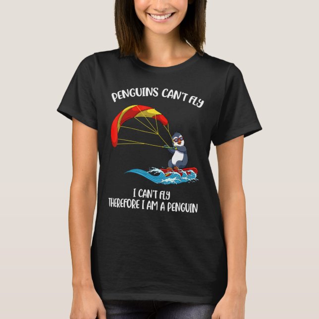 Camiseta Os pinguins não conseguem voar (Frente)